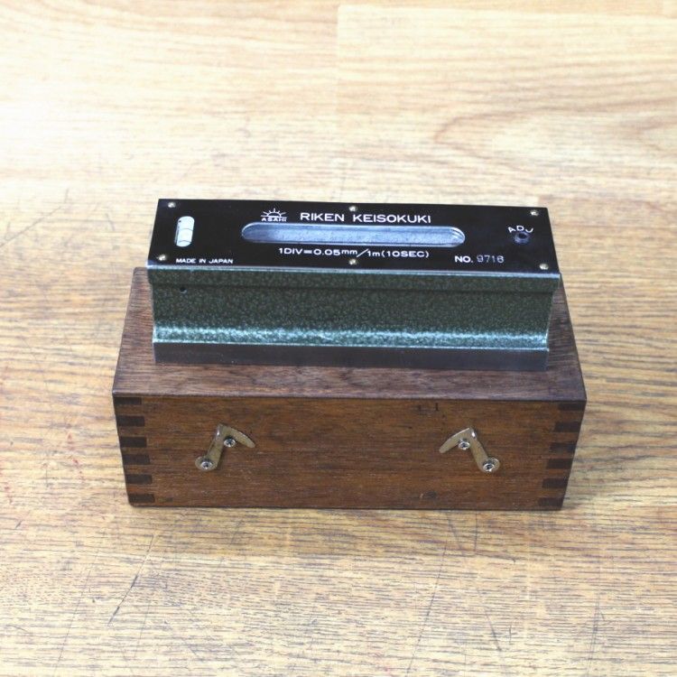 RSK 新潟理研測範 150 mm 0 05 m 平型精密水準器