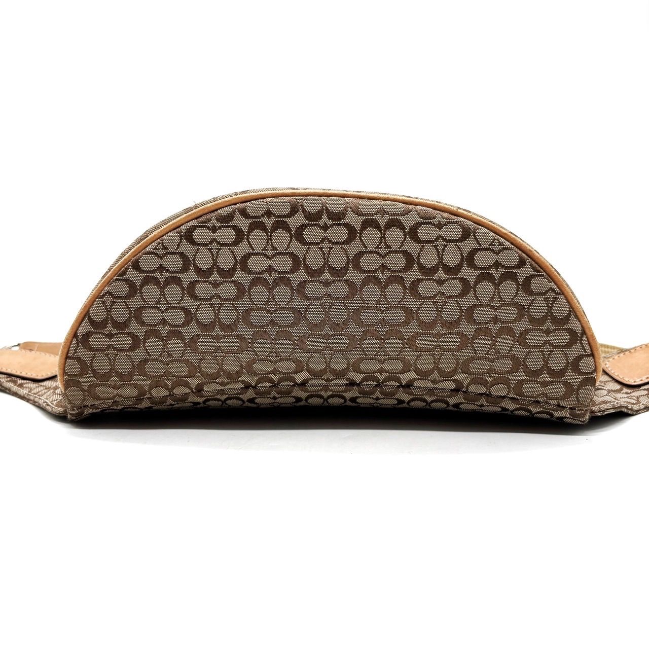 COACH シグネチャー ウエストバッグ ボディバッグ レザー 茶色 ✨良品✨ COACH コーチ シグネチャー ボディーバッグ ウエストポーチ