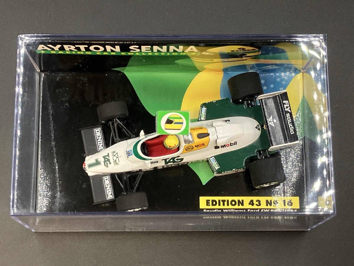 スポーツ AYRTON SENNA RACING CAR COLLECTION AYRTON SENNA RACING CAR COLLECTION Saudia Williams Ford FW 08 C