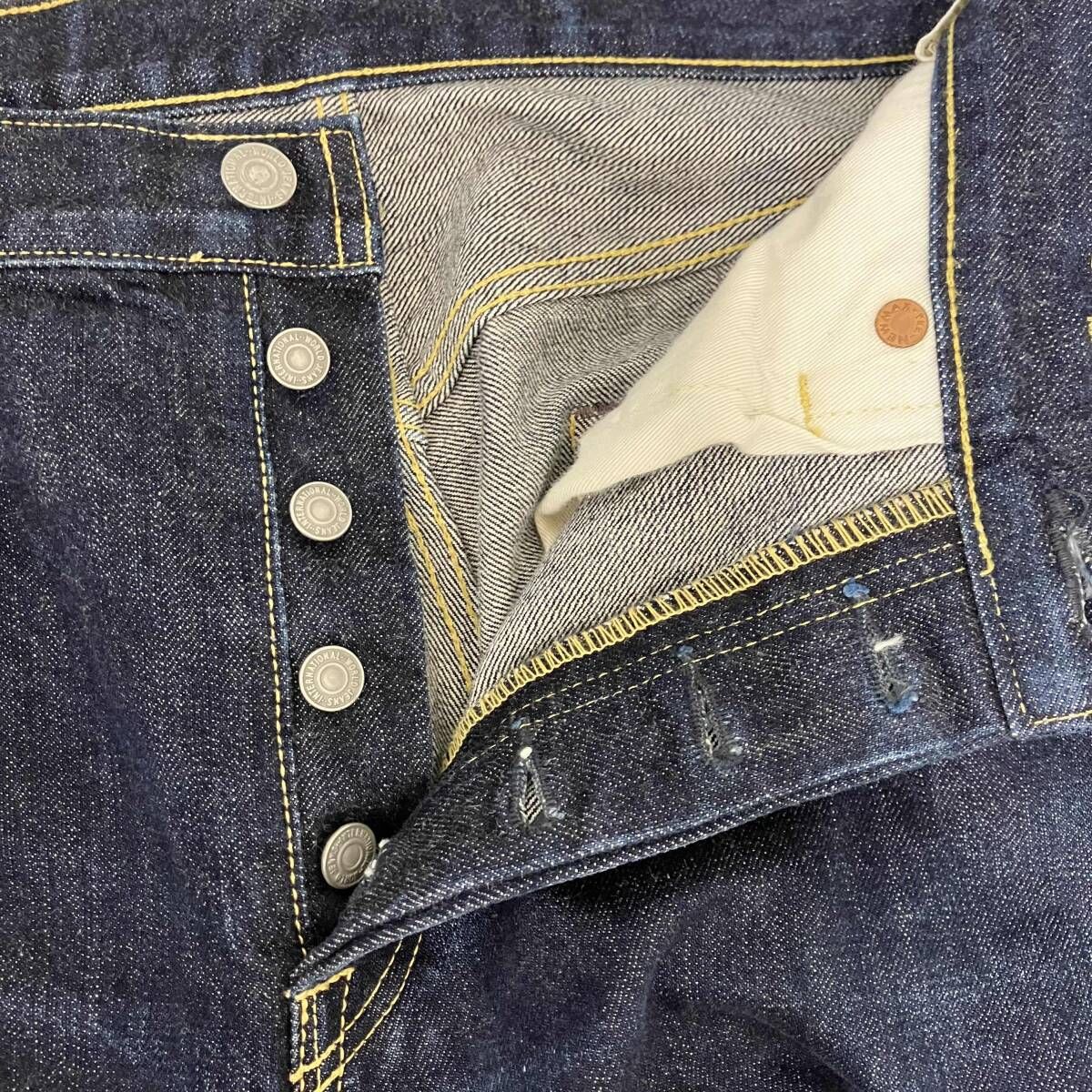 KAPITAL hand made キャピタル ハンドメイド ジーンズ 革パッチ ボタン