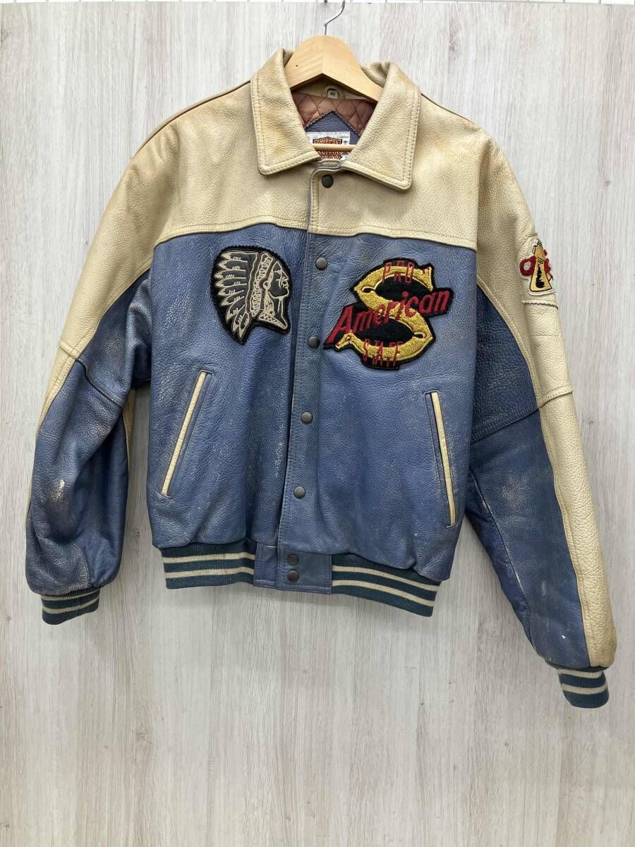 ハーレースタジャン 希少【HARLEY-DAVIDSON】オールレザースタジャン