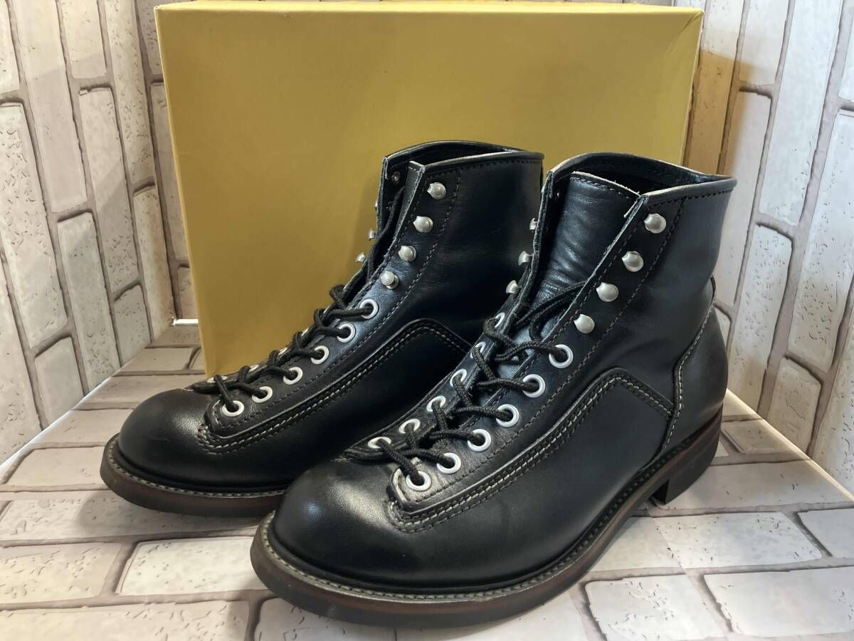LONE WOLF BOOTS ロンウルフ ブーツ F01615 119BLK サイズ8 サイズ26.0