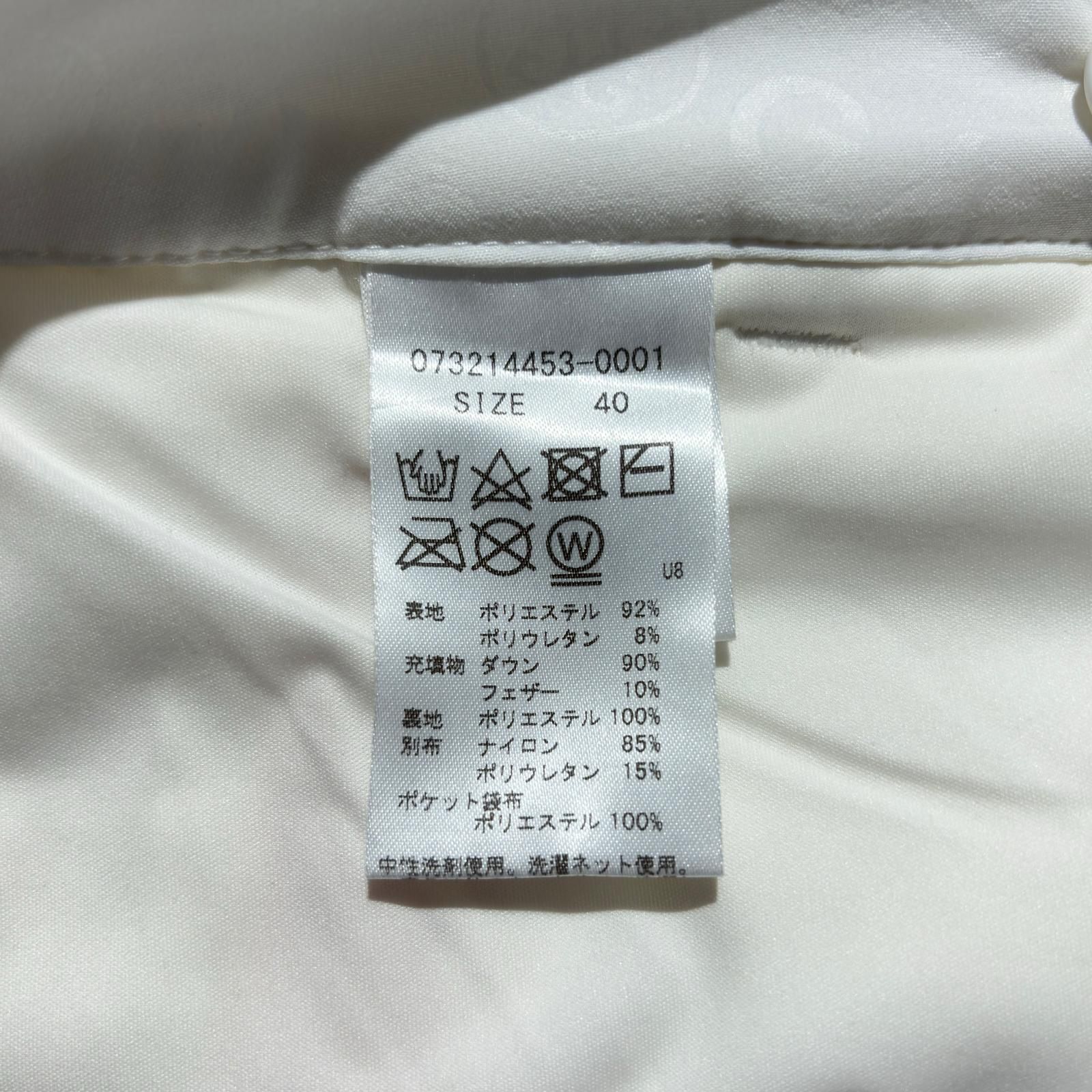 中古 レディース ジーフォア G/FORE パンツ 40(L) 白 ホワイト ダウン