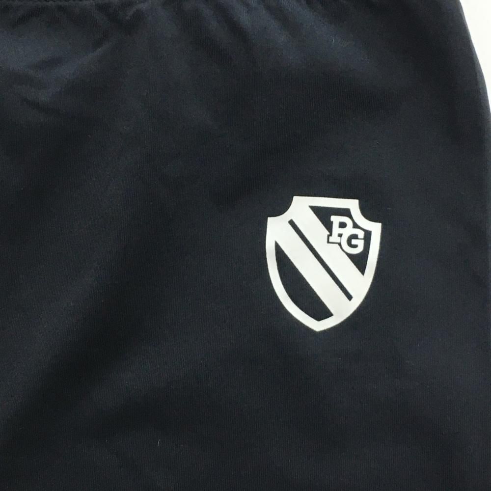 超美品】パーリーゲイツ レギンス ネイビー 裾ロゴ スパッツ