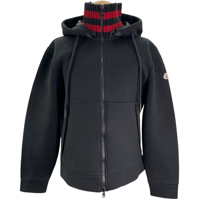 未使用級 MONCLER モンクレール ロゴワッペン ジップアップ パーカー L 未使用級 MONCLER モンクレール ロゴワッペン ジップアップ パーカー L