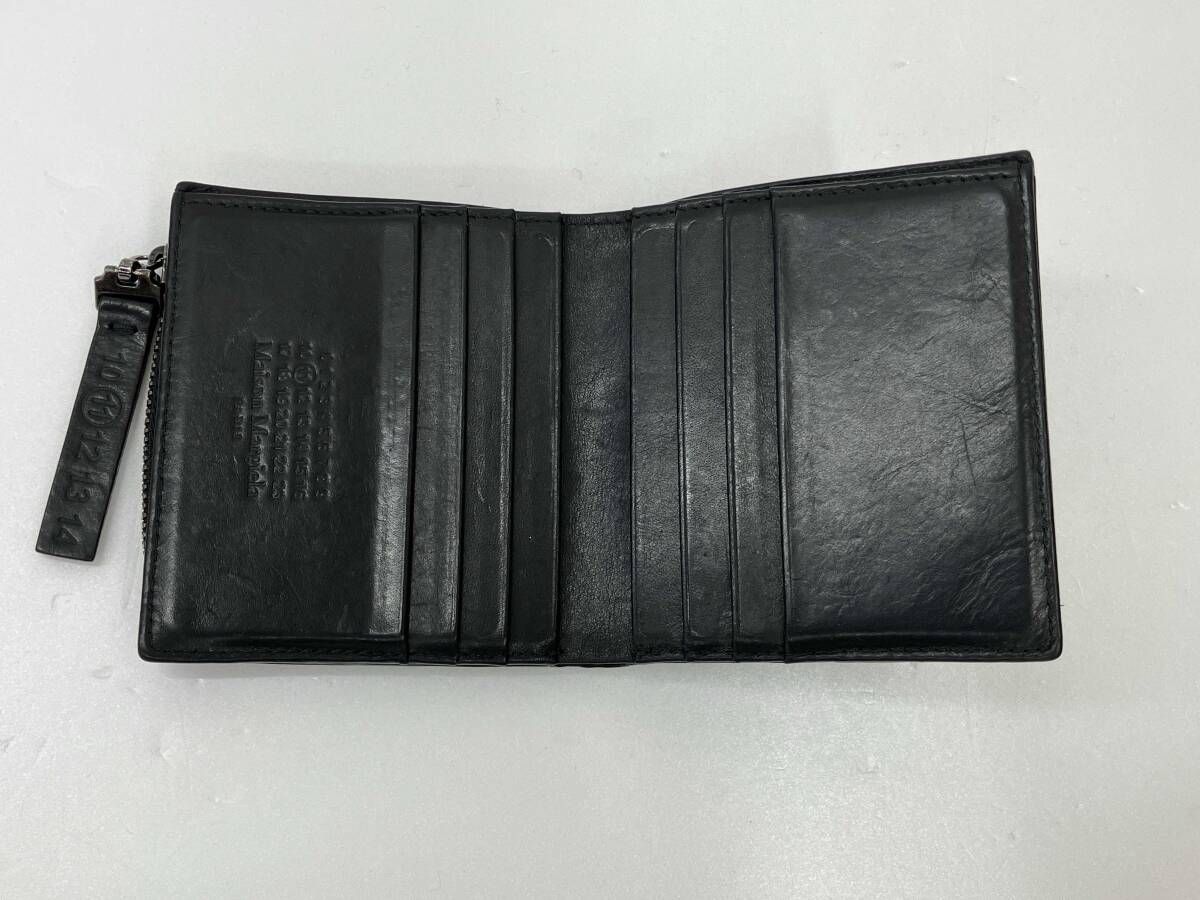 Maison Margiela メゾンマルジェラ 二つ折り財布 S35UI0507 ブラック