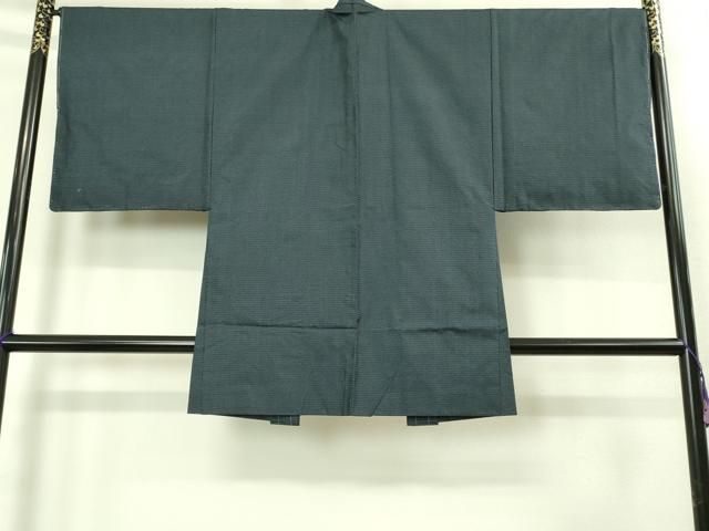 平和屋着物□極上 男性 本場大島紬 アンサンブル 100亀甲 総詰め 長