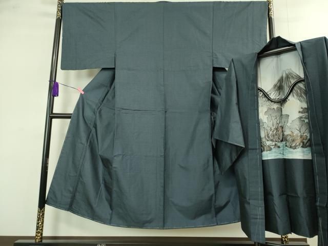 平和屋着物●極上　男性　本場大島紬　アンサンブル　長羽織　100亀甲　総詰め　逸品　DZAB4720kh6 平和屋着物□極上 男性 本場大島紬 アンサンブル 100亀甲 総詰め 長
