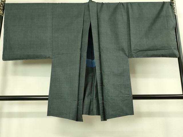 平和屋着物□極上 男性 本場大島紬 アンサンブル キングサイズ 長襦袢