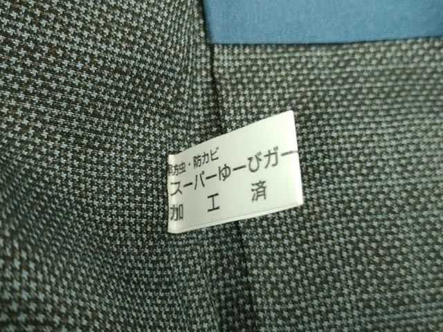 平和屋着物□極上 男性 本場大島紬 アンサンブル キングサイズ 長襦袢