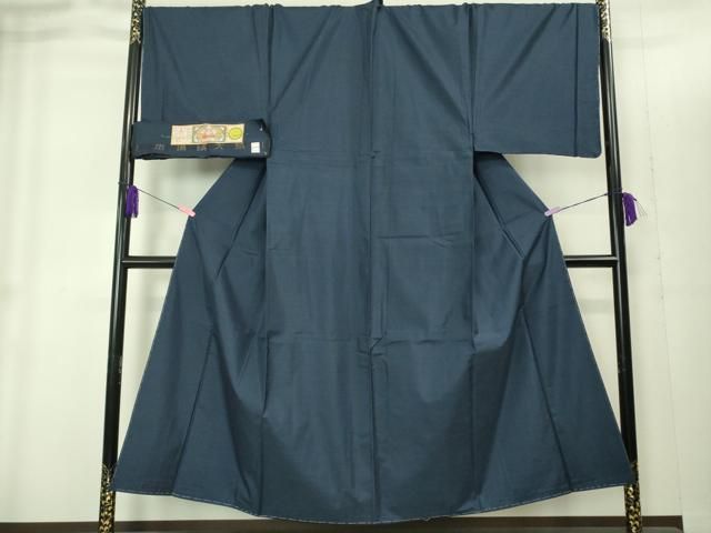 平和屋着物∞極上　男性　本場大島紬　長羽織　キングサイズ　羽裏・笹竹に雀　逸品　DZAB4881kh6 平和屋着物□極上 男性 本場大島紬 アンサンブル キングサイズ 長羽織