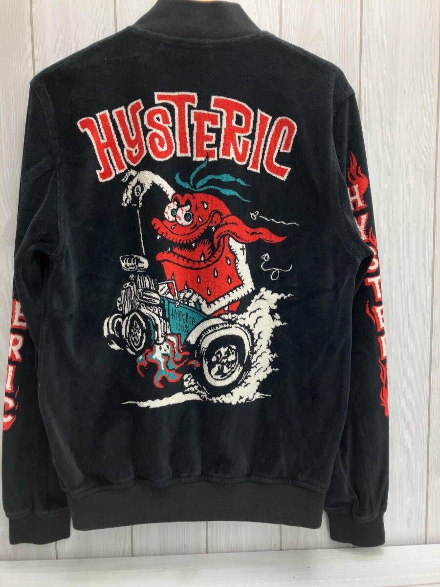 HYSTERIC GLAMOUR ヒステリックグラマー ベロアフルジップブルゾン