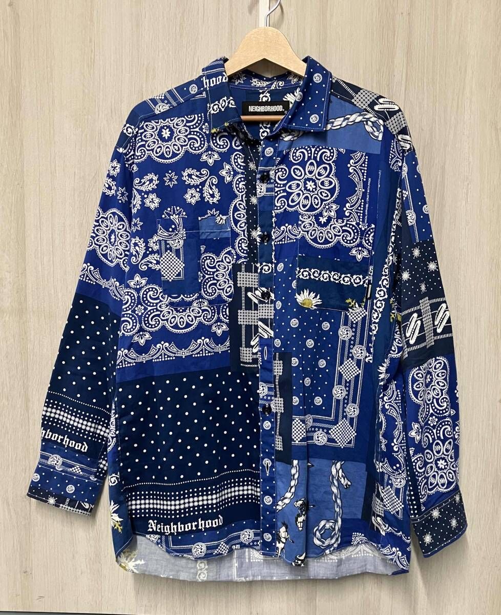 NEIGHBORHOOD 21SS BANDANA 長袖シャツ NEIGHBORHOOD 21SS BANDANA 長袖シャツ neighborhood バンダナシャツ