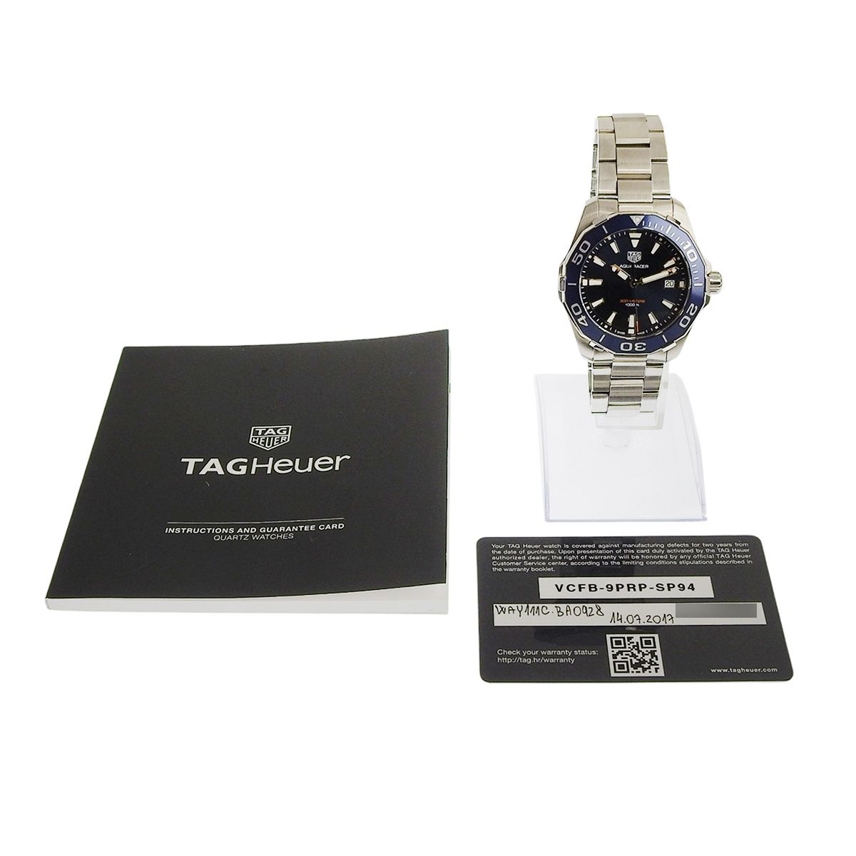 保証書付】タグホイヤー アクアレーサー WAY111C.BA0928 SS ブルー