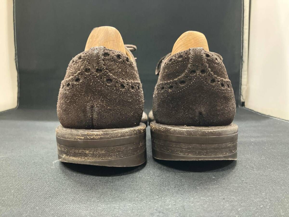 Church's / チャーチ ウィングチップ メダリオン スエード