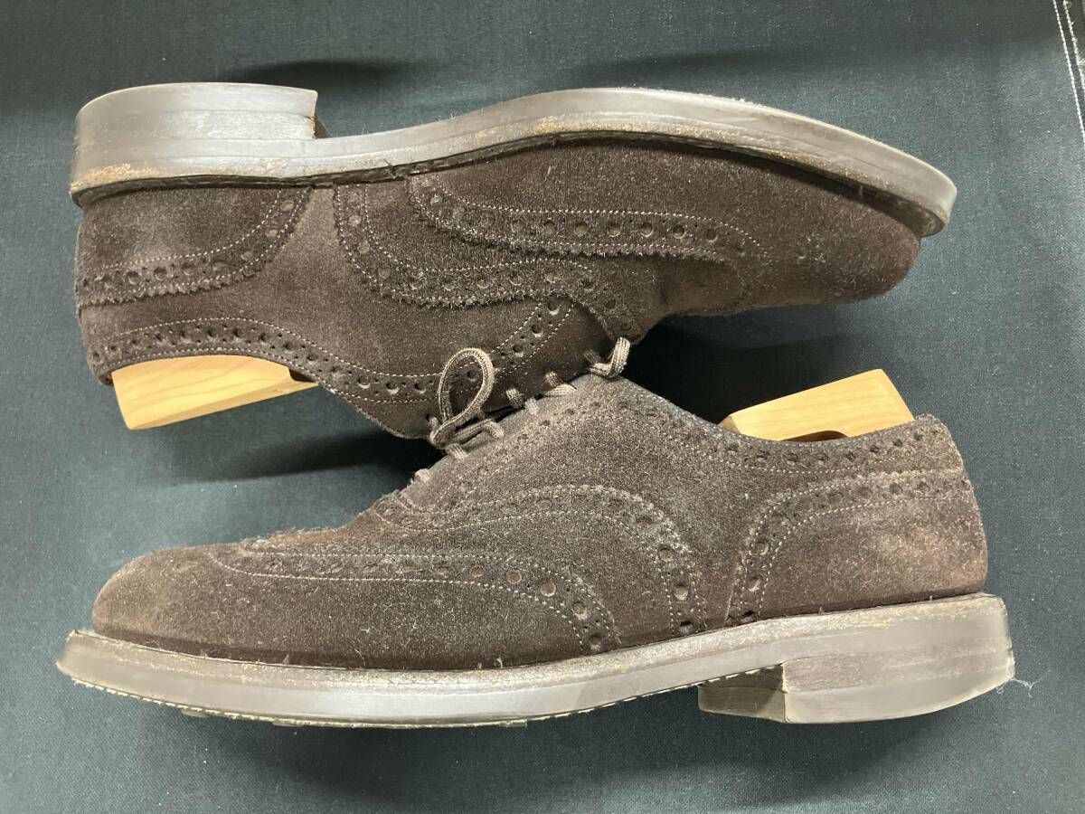 Church's / チャーチ ウィングチップ メダリオン スエード