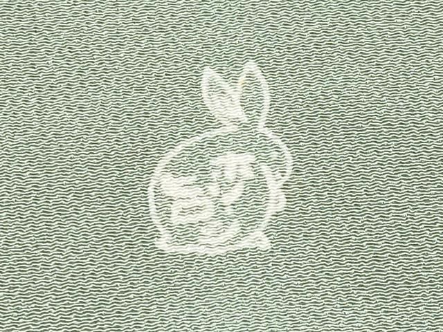 平和屋着物●極上　人形作家・ホリヒロシ　小紋　かるた　岩井茶色　反端付き　逸品　未使用　CYAA4050s6 平和屋着物○極上 人形作家・ホリヒロシ 小紋 かるた 岩井茶色 反端