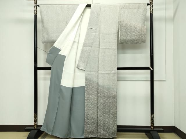 平和屋着物○極上 名門 藤娘きぬたや・総絞り 杢目絞り 花唐草文