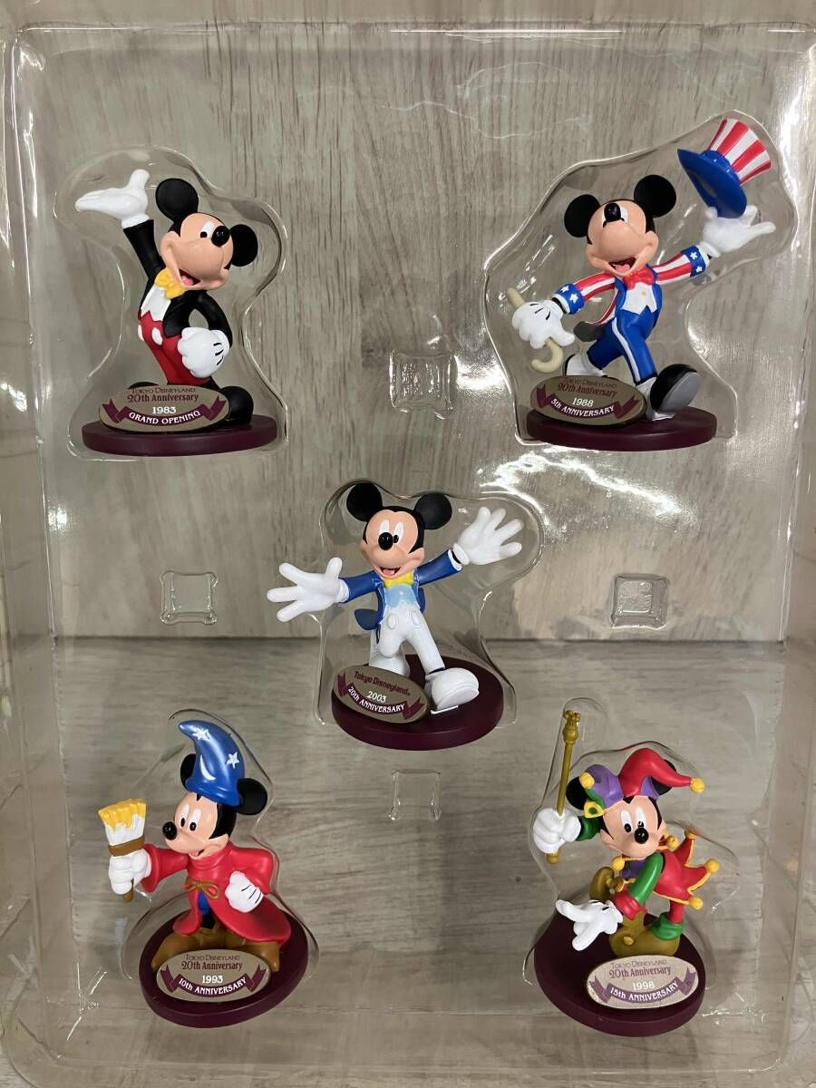東京ディズニーランド 20周年 ミッキーフィギュアセット　歴代ミッキーマウス ミッキーマウス - ☆未開封☆ ディズニーランド 20周年 ミッキーマウス