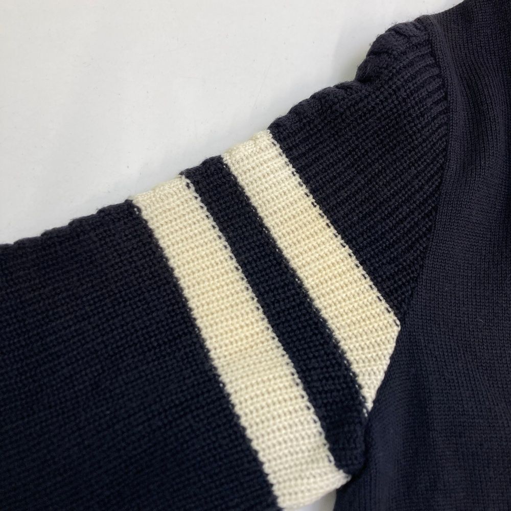 サイズ：5 PEARLY GATES パーリーゲイツ ニット セーター ネイビー系