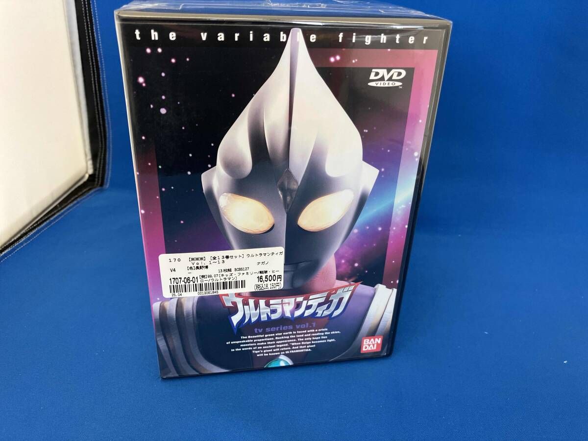 DVD 【※※※】[全13巻セット]ウルトラマンティガ Vol.1~13 日焼けあり