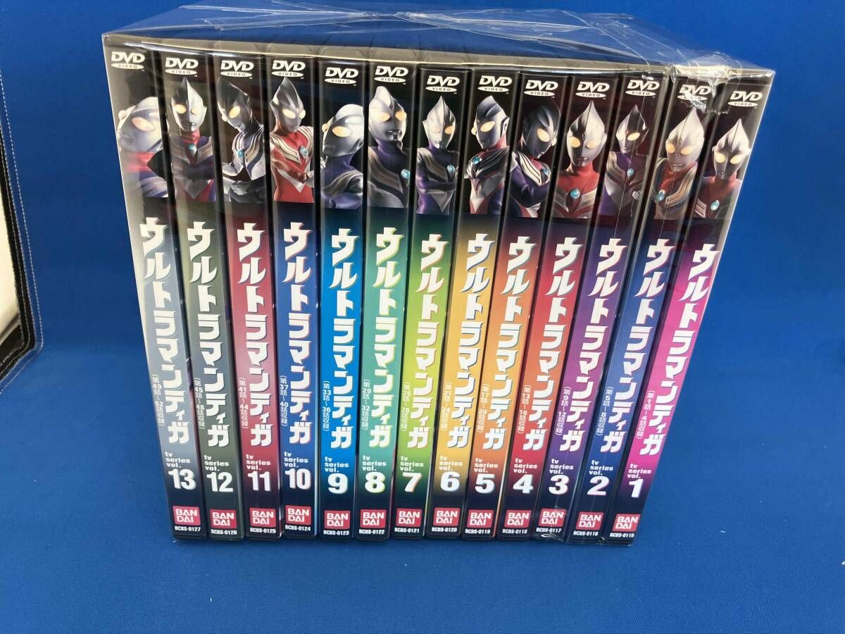 DVD 【※※※】[全13巻セット]ウルトラマンティガ Vol.1~13 日焼けあり