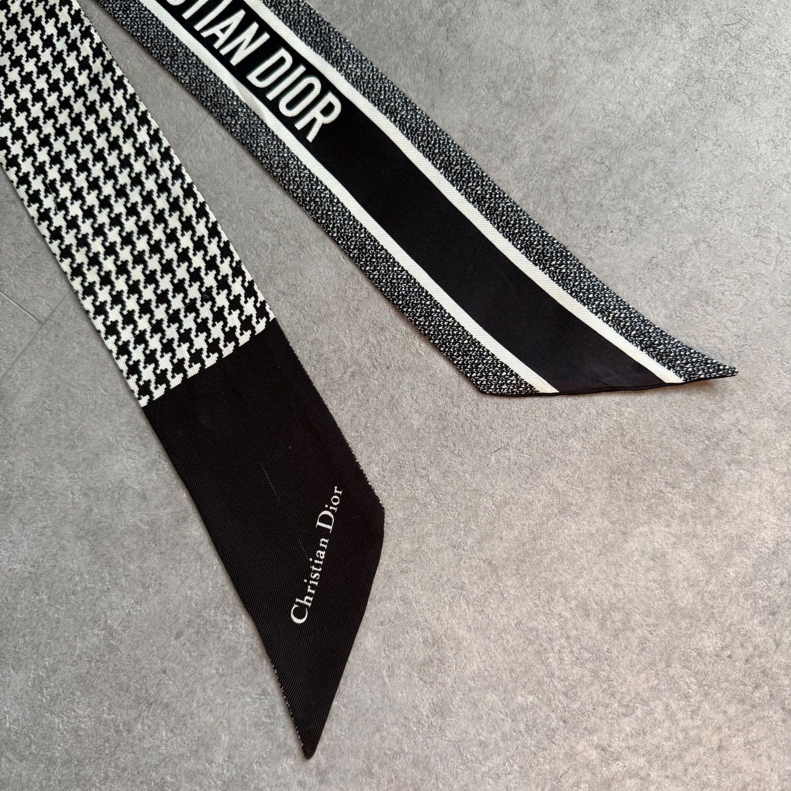 美品 Christian Dior クリスチャンディオール シルクスカーフ バッグ