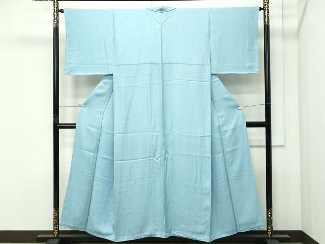 平和屋着物○上質な色無地 花尽くし地紋 焦香色 正絹 逸品