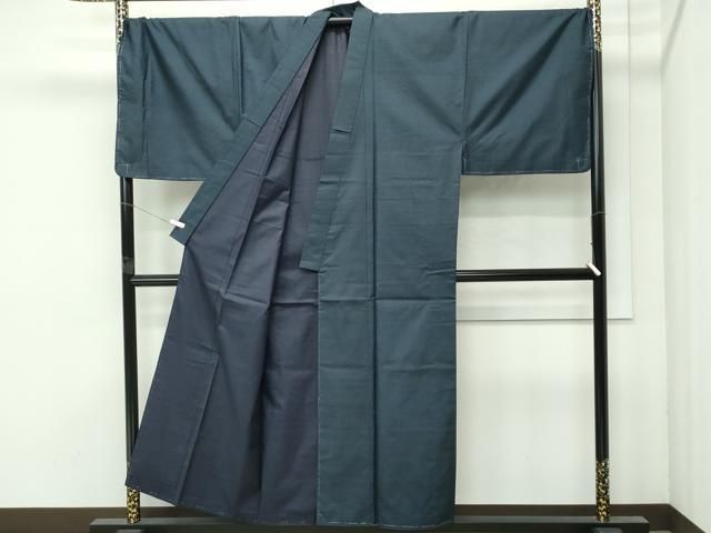 平和屋着物○極上 男性 本場大島紬 アンサンブル キングサイズ 100亀甲