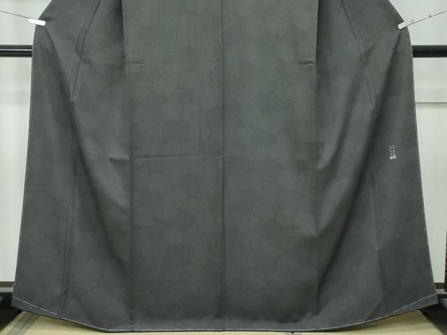 平和屋着物○極上 江戸小紋 彫士:双光 染士:昌亮 雪輪文様 鮫小紋柄