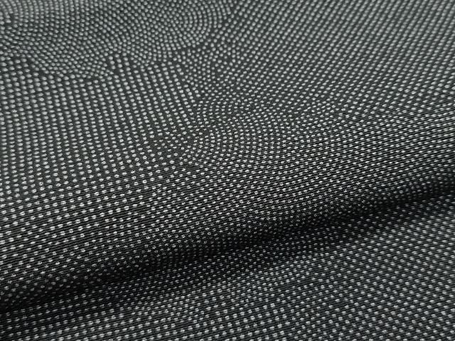 平和屋着物○極上 江戸小紋 彫士:双光 染士:昌亮 雪輪文様 鮫小紋柄