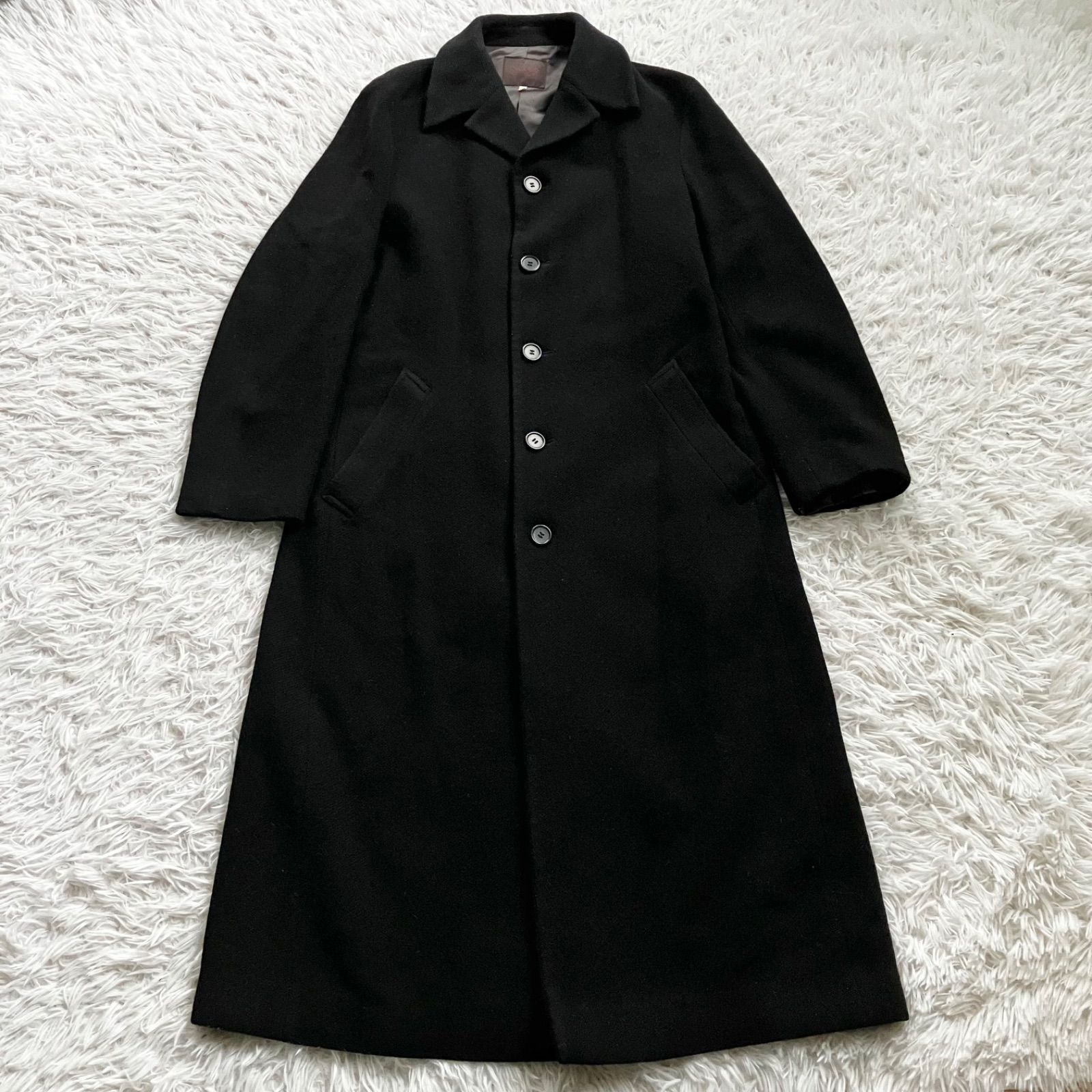 【アメリカ古着❗️】超美品！80sヴィンテージロングコート黒ブラックライナー付き Yahoo!オークション -「ヴィンテージ」(コート) (レディース