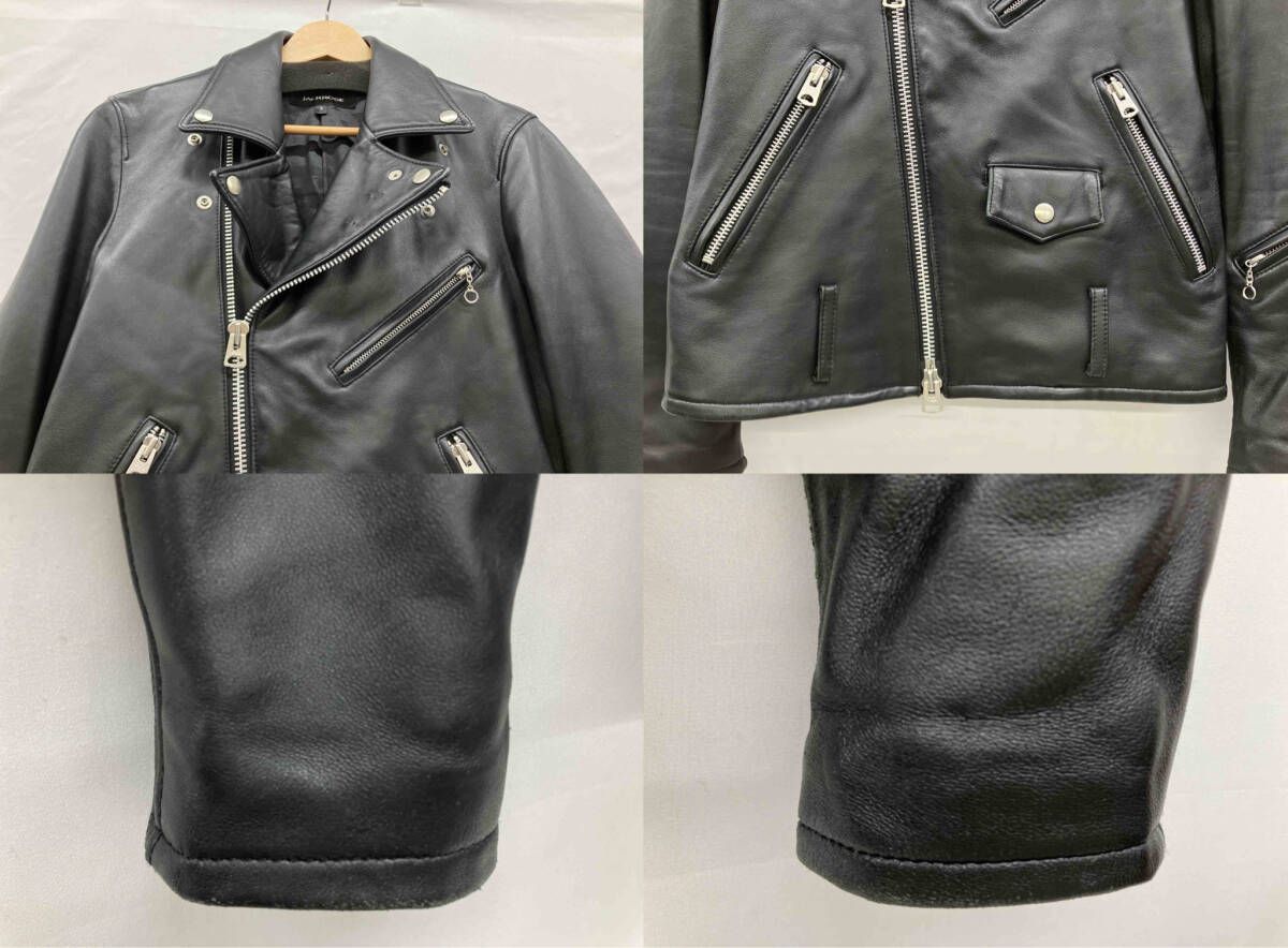 JACKROSE ジャックローズ レザージャケット 羊革 ブラック Sサイズ