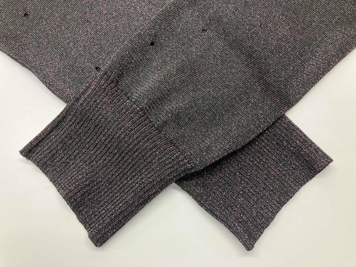 BED J.W. FORD Damage Sweater 23SS-B-KT03 ベッドフォード ダメージ 