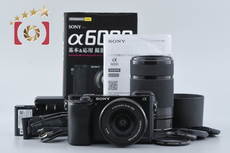 SONY ソニー 【中古】SONY ソニー α6000 ILCE-6000 ダブルズームレンズ