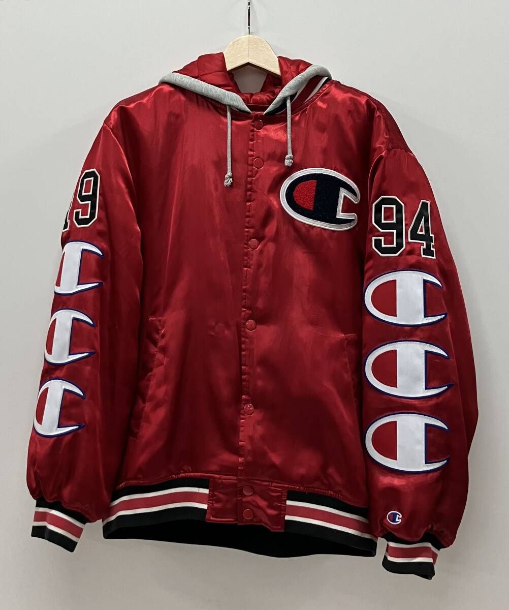 Champion チャンピオン フーデッドバーシティジャケット supreme