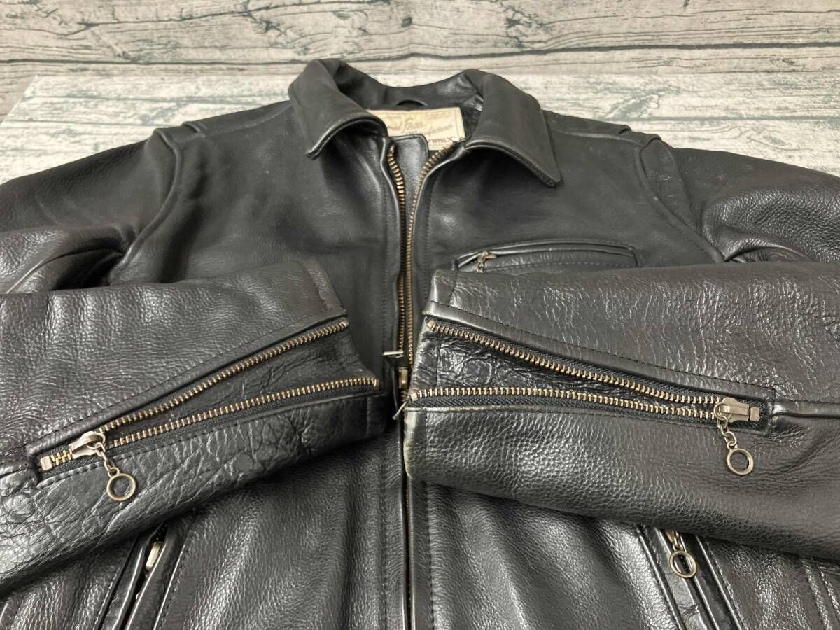AVIREX アヴィレックス シングルライダース カウレザー 6151088 S