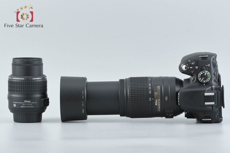 ★Nikon★D5100 ダブル★デジタル一眼レフカメラ ショット数717回 ☆Nikon☆D5100 ダブル☆デジタル一眼レフカメラ ショット数717回