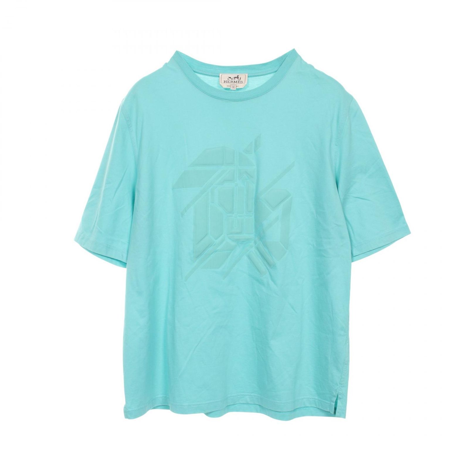 エルメス HERMES カットソー Chevaux en Symetrie コットン Tシャツ 