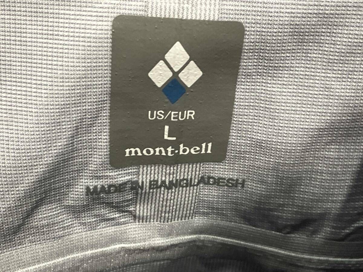 mont-bell レイントレッカージャケット サイズL ブラック モンベル