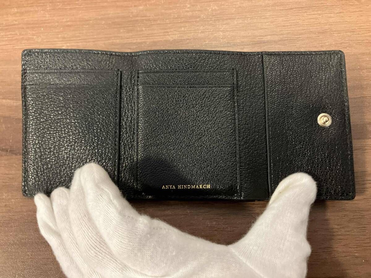 ANYA HINDMARCH アニヤ・ハインドマーチ 三つ折り財布 Mini Trifold