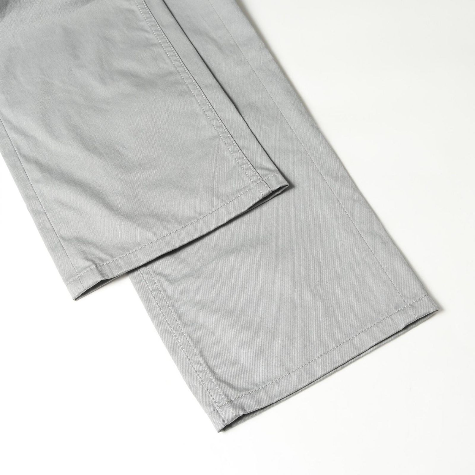 エルメス HERMES パンツ Straight cut jeans グレー コットン パンツ