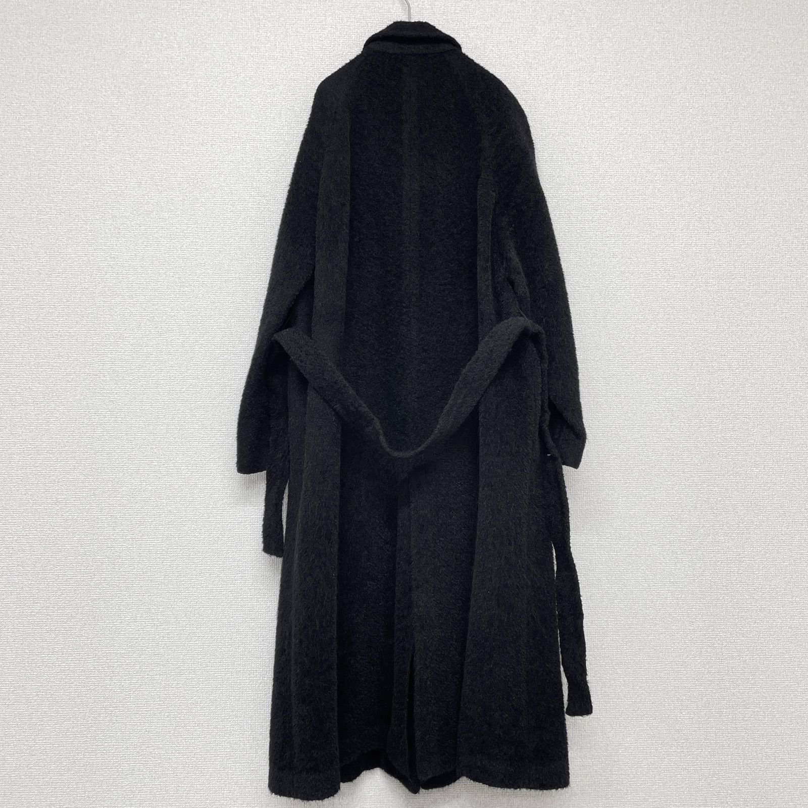 Paul Stuart ポールスチュアート ロングコート シャギー ベルト 起毛