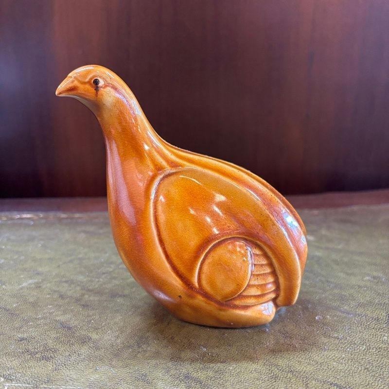 九谷焼 浅蔵五十吉 鶉 うずら 置物 銘あり 陶器 オブジェ インテリア