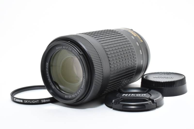 【実用美品】Nikon ニコン AF-P DX NIKKOR 70-300mm 4.5-6.3 G ED VR AFレンズ #4000-3 カメラ