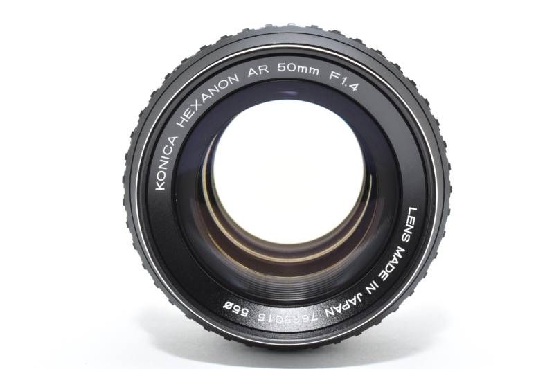 実用品】Konica コニカ HEXANON AR 50mm 1.4 MFレンズ #4000-19 - メルカリ