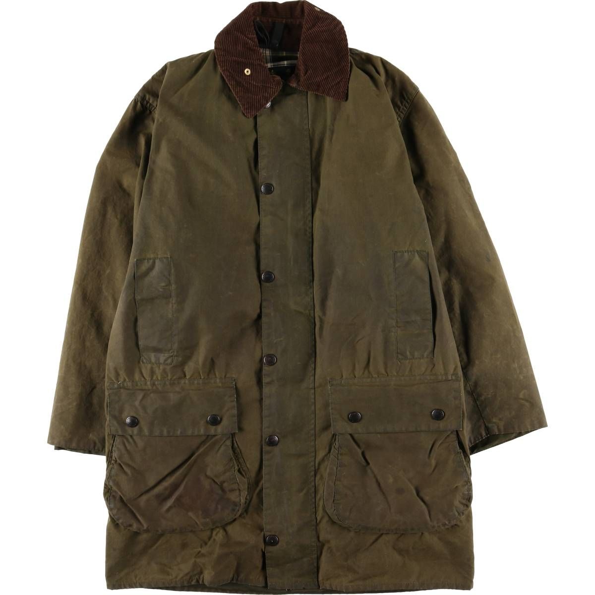 古着 80~90年代 バブアー Barbour BORDER ボーダー 旧3ワラント