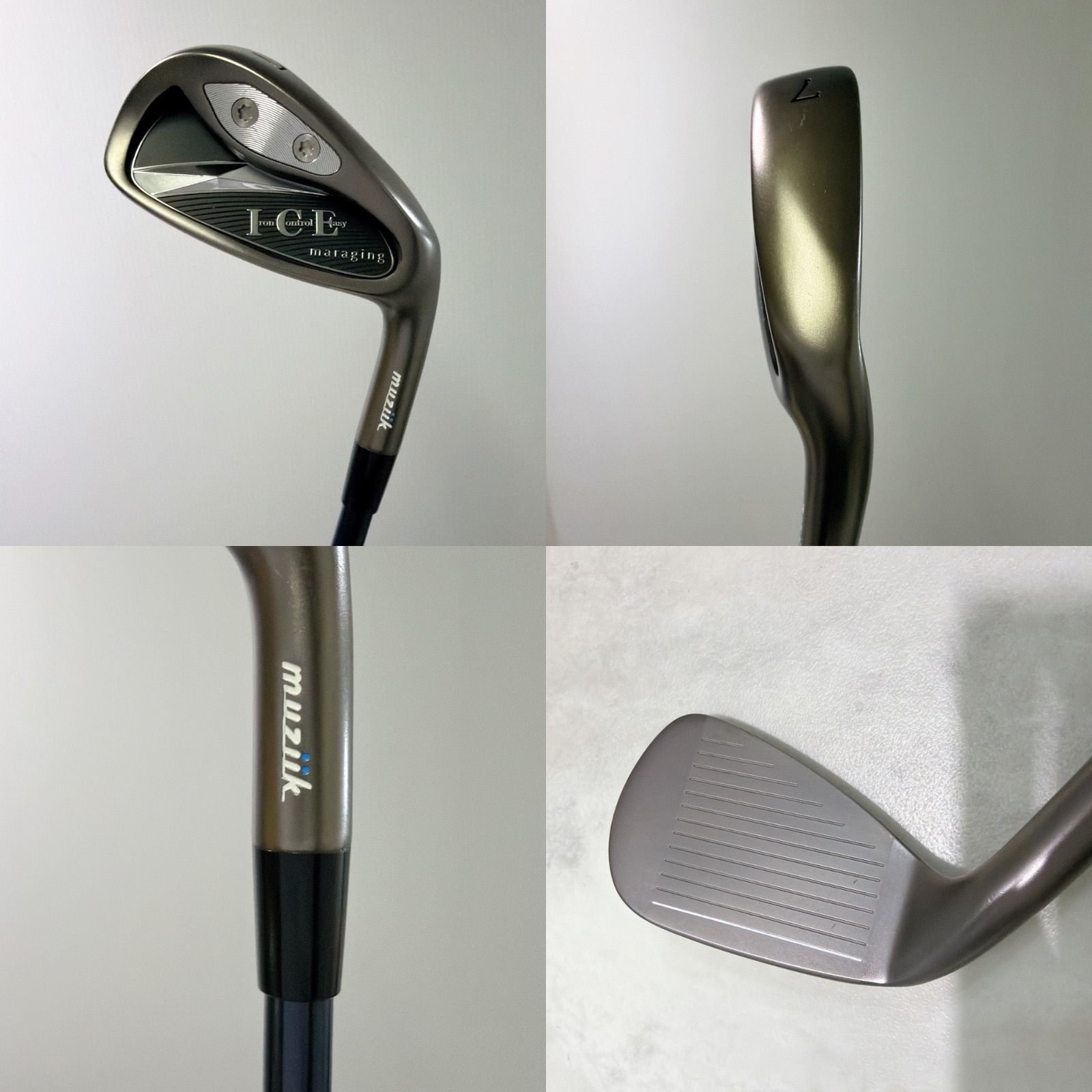 美品 希少7番 24度 単品 ムジーク I.C.E MARAGING IRON 2021モデル