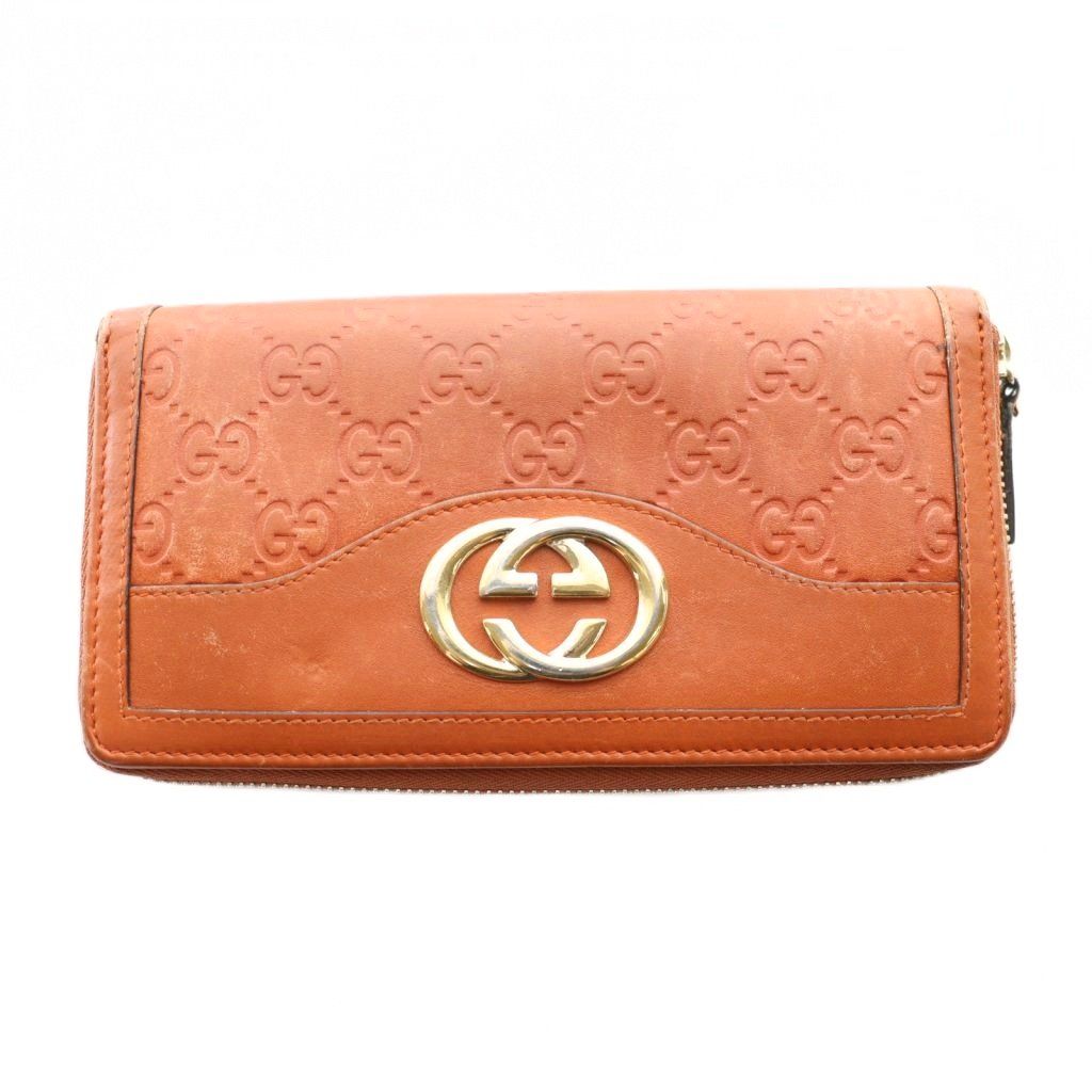 グッチ GUCCI スーキー SUKEY インターロッキングG 長財布 レザー GG