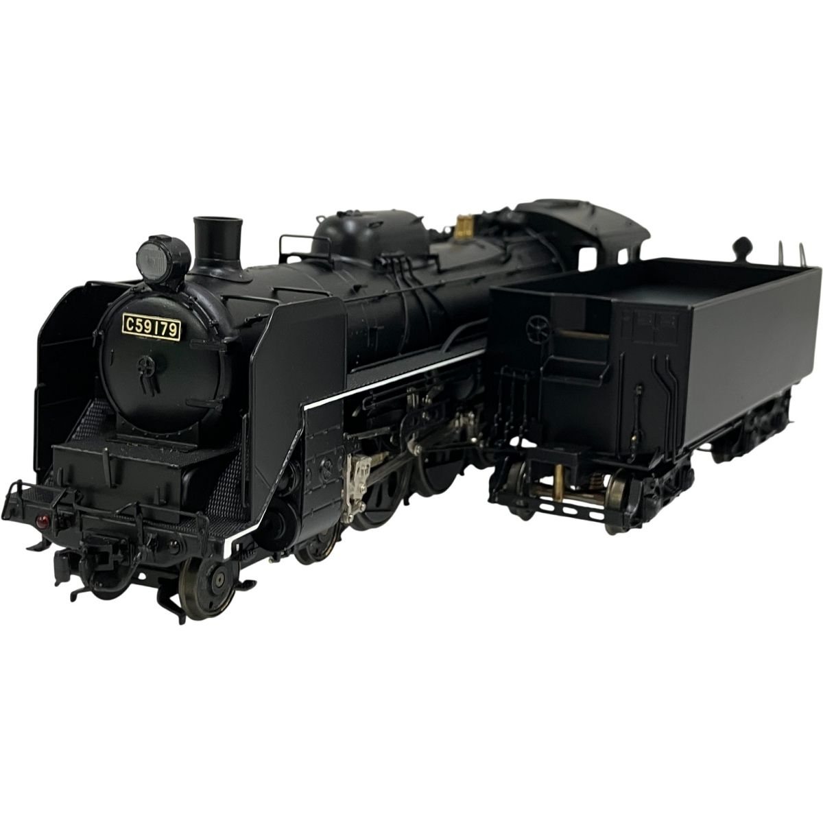 蒸気機関車 シリンダー模型 メーカー不明 詳細不明 蒸気機関車 組立キット 組立済 未塗装 HOゲージ